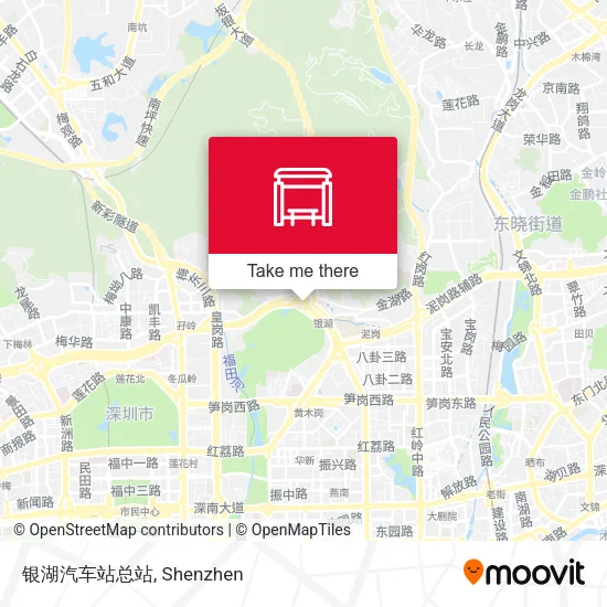 银湖汽车站总站 map