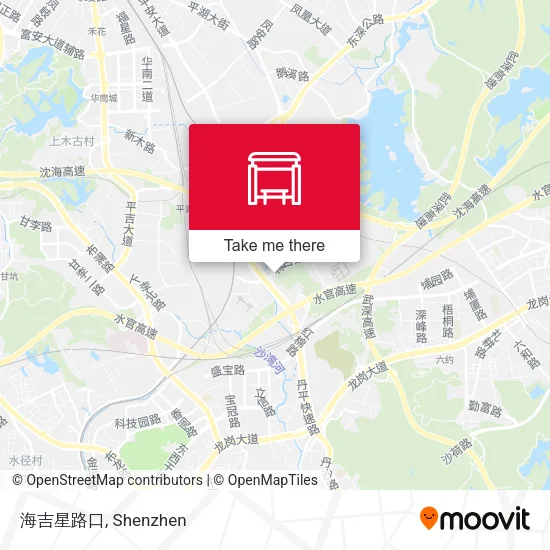 海吉星路口 map