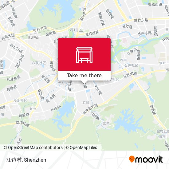 江边村 map
