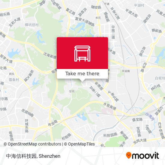 中海信科技园 map