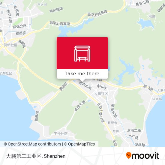 大鹏第二工业区 map