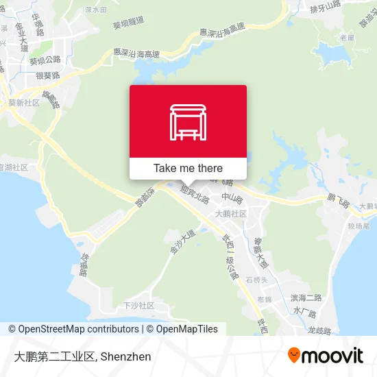 大鹏第二工业区 map