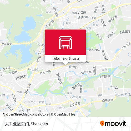 大工业区东门 map