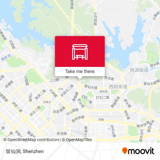 留仙洞 map