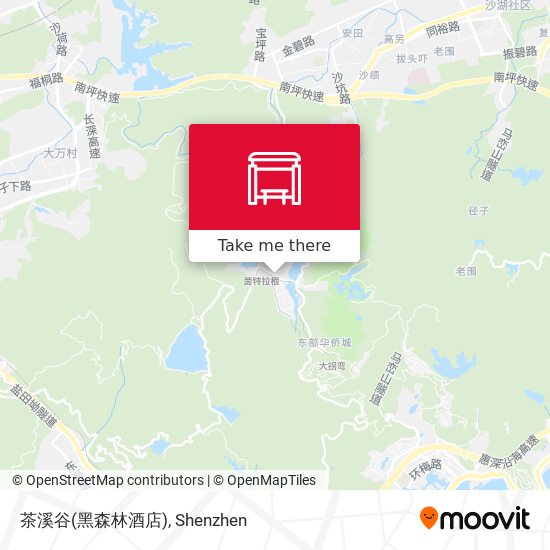 茶溪谷(黑森林酒店) map
