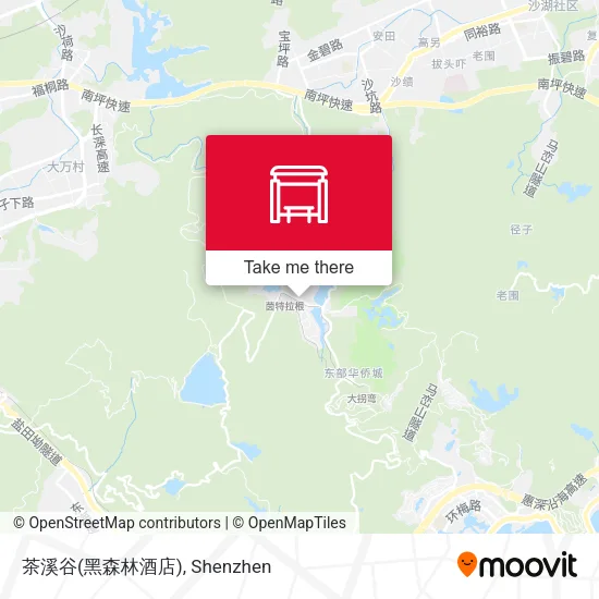 茶溪谷(黑森林酒店) map