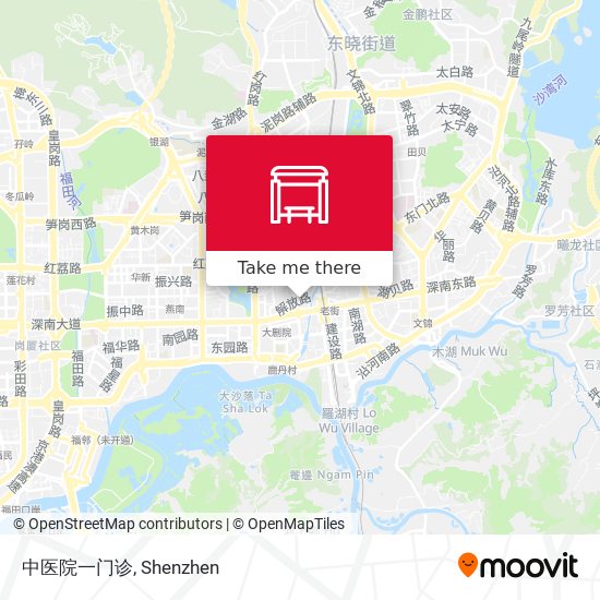 中医院一门诊 map