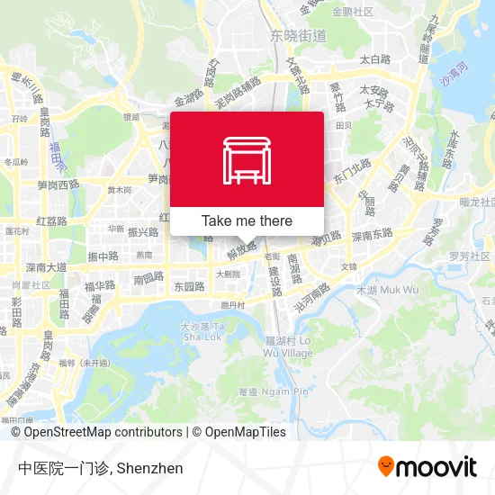 中医院一门诊 map
