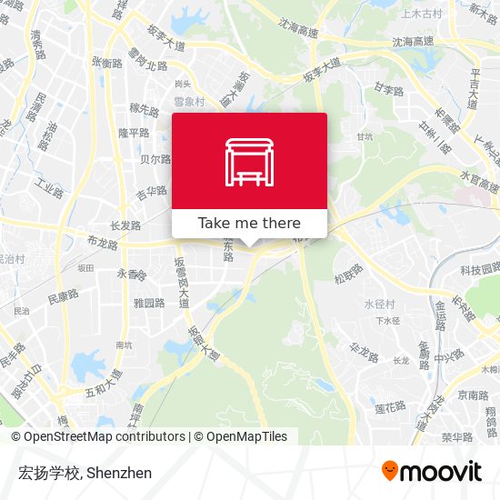 宏扬学校 map