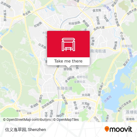 信义逸翠园 map