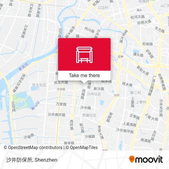 沙井防保所 map