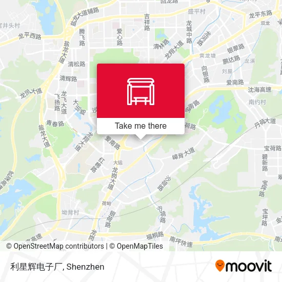 利星辉电子厂 map