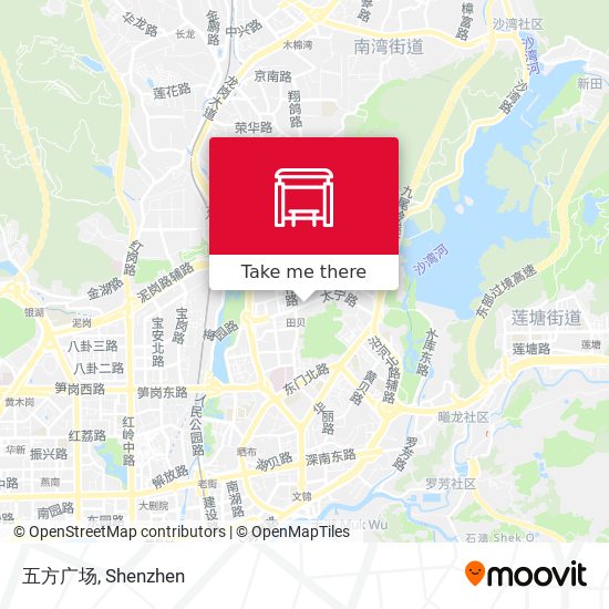 五方广场 map