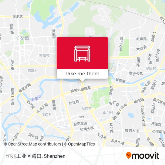 恒兆工业区路口 map