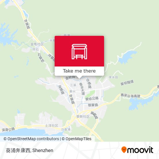 葵涌奔康西 map