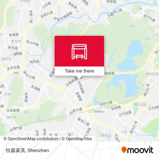 恒森家具 map