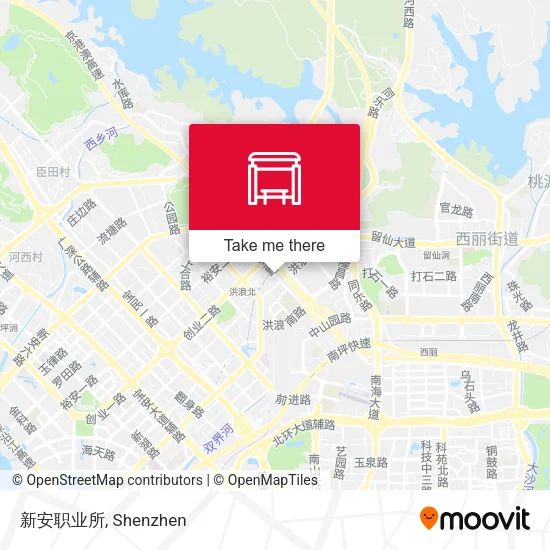 新安职业所 map