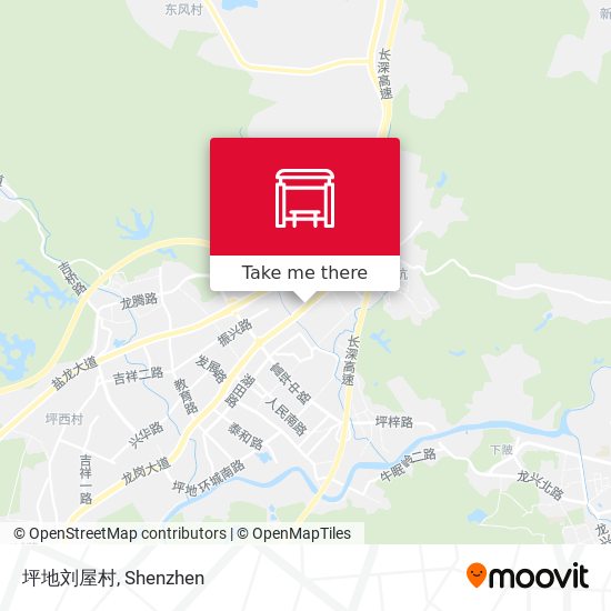 坪地刘屋村 map