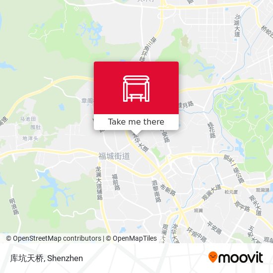 库坑天桥 map