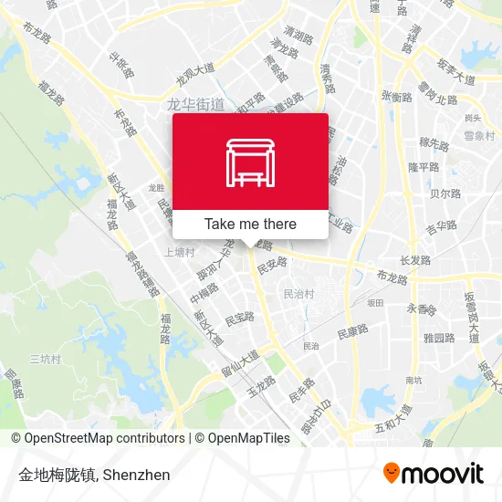 金地梅陇镇 map