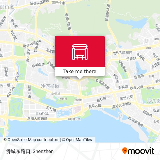 侨城东路口 map