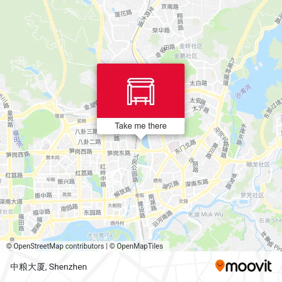 中粮大厦 map