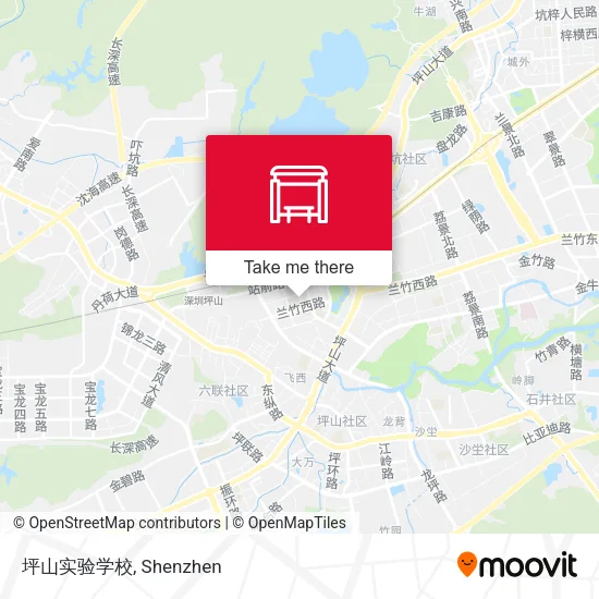 坪山实验学校 map