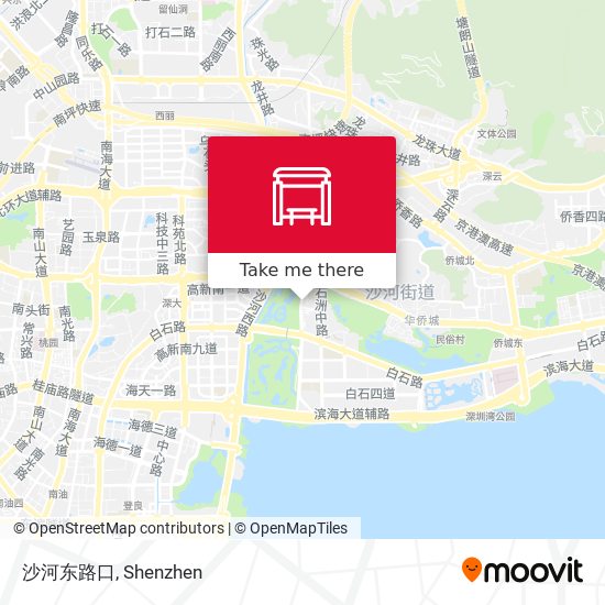 沙河东路口 map