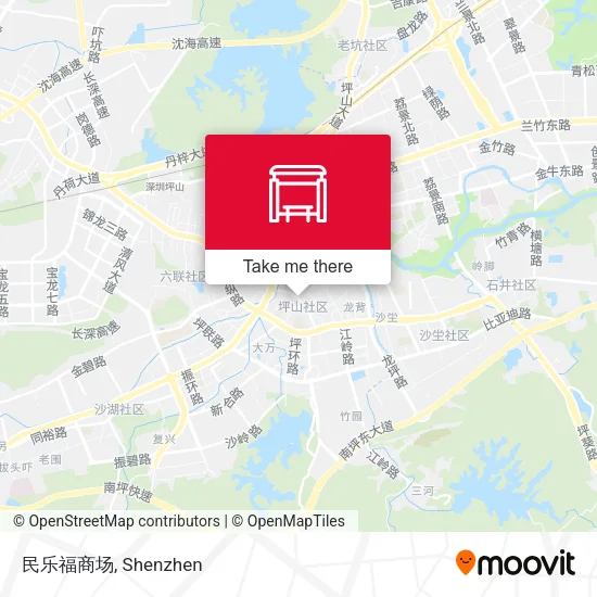 民乐福商场 map