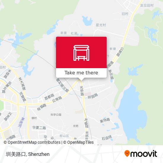 圳美路口 map