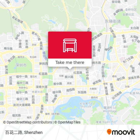 百花二路 map