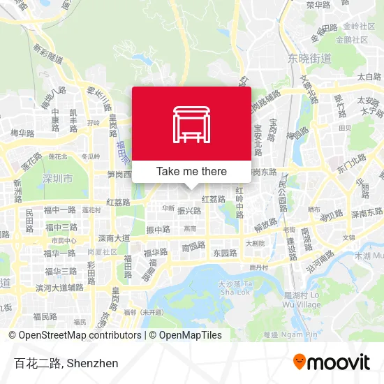 百花二路 map