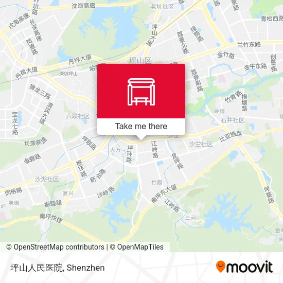 坪山人民医院 map