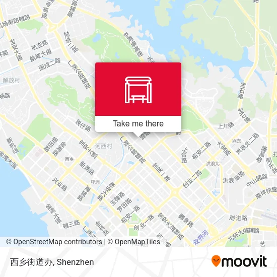西乡街道办 map