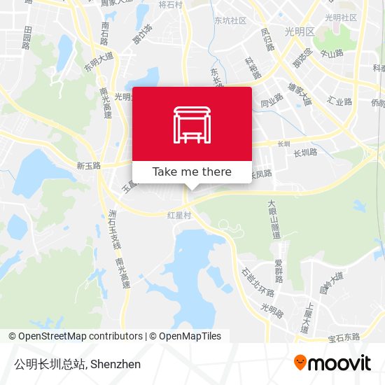 公明长圳总站 map