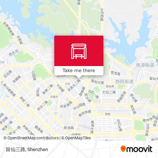 留仙三路 map