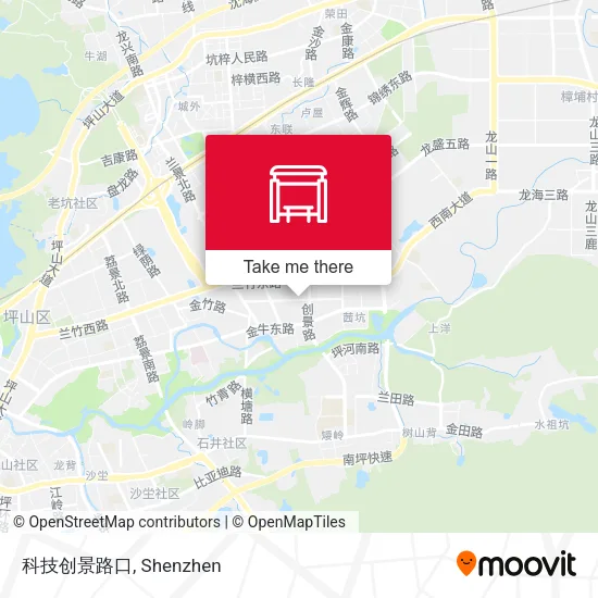 科技创景路口 map