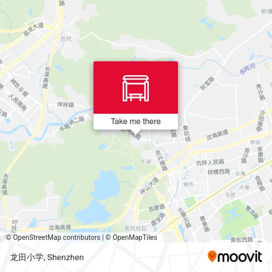 龙田小学 map