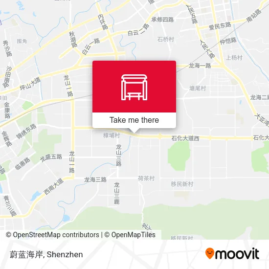 蔚蓝海岸 map