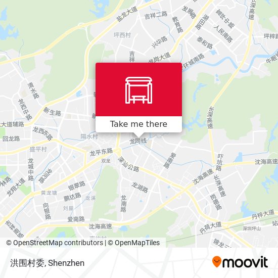 洪围村委 map