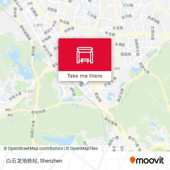 白石龙地铁站 map