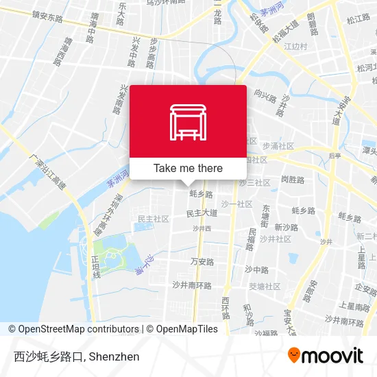 西沙蚝乡路口 map