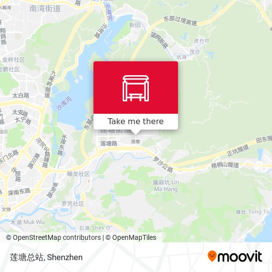 莲塘总站 map