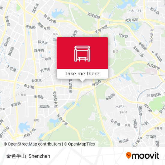 金色半山 map
