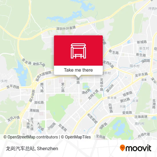龙岗汽车总站 map