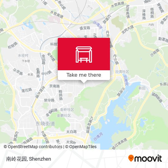 南岭花园 map