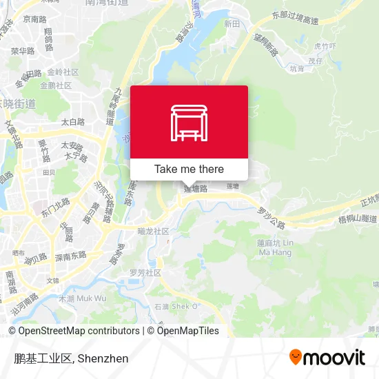 鹏基工业区 map