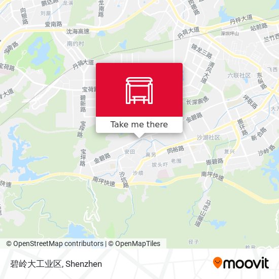 碧岭大工业区 map
