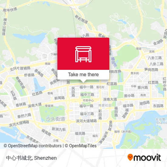 中心书城北 map