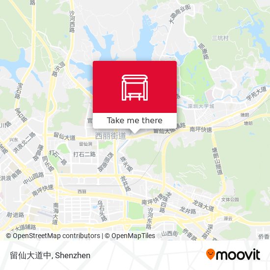 留仙大道中 map